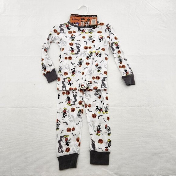 Disney Minnie Mouse & Mickey Mouse Halloween Unisex Toddler 2T Pajama Set - Picture 1 of 4